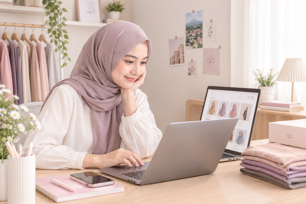 Tips Belanja Hijab Online yang Praktis dan Tepat